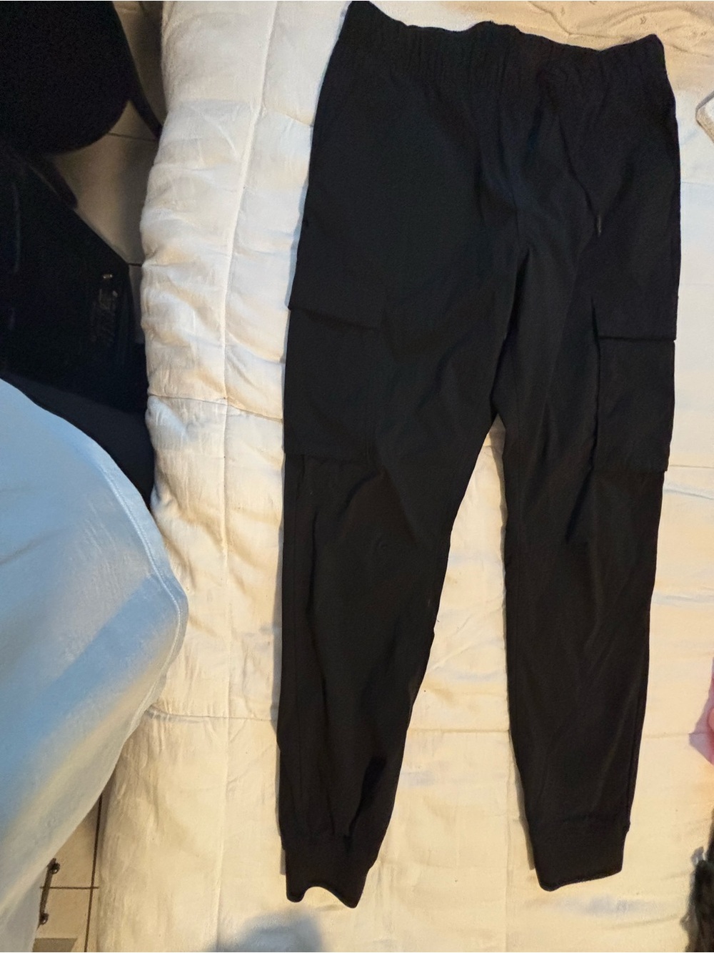 H&M Black Cargo Jogger Pants